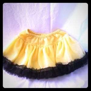 Yellow tulle skirt 2T